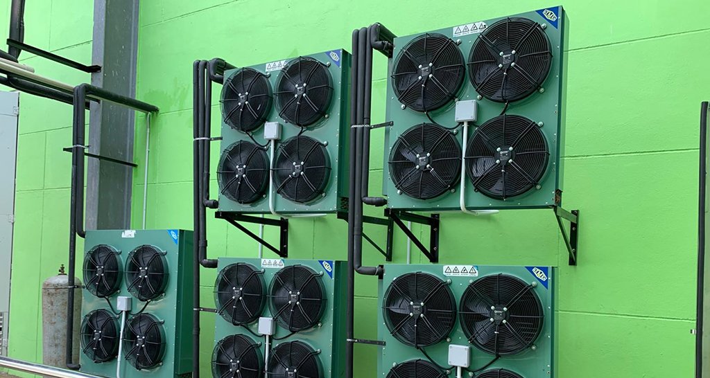 condensing unit for cold storage system